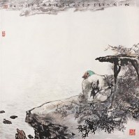 秋江图 镜心 设色纸本 - 胡正伟 - 中国书画 - 2006秋季拍卖会 -收藏网