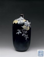 舒慧娟 石榴色釉瓷瓶 -  - 近现代陶瓷（一） - 2010秋季拍卖会 -收藏网