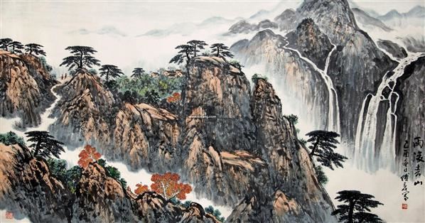山水 镜片 纸本 - 4438 - 中国书画 - 2011年秋季