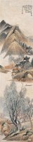 吴谷祥(1848-1903)溪山柳烟图 - 146154 - 中国书画（二） - 2007秋季艺术品拍卖会 -收藏网
