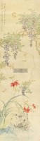 花卉 立轴 纸本 - 116500 - 中国书画 - 2012秋季书画专场拍卖会 -收藏网