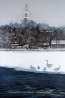 北海无声 布面 油画 - 马冰 - “和你在一起”——保利之夜慈善拍卖 - 2012秋季拍卖会 -收藏网