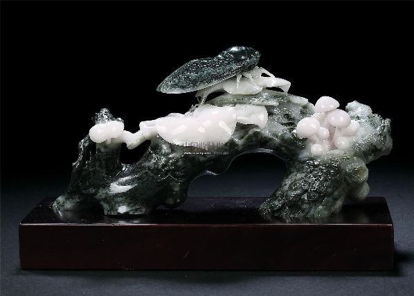 刘晓波 独山玉居高声自远摆件 - - 灼灼其华— 当代玉石雕刻名家艺术