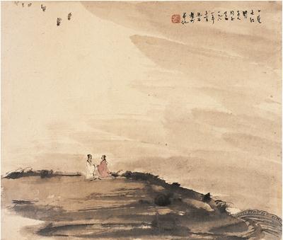 傅抱石(1904～1965) 一望大江开