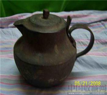 清朝铜水壶-收藏网