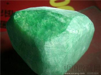 绿色彩石-收藏网