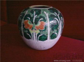 粉釉瓷罐-收藏网