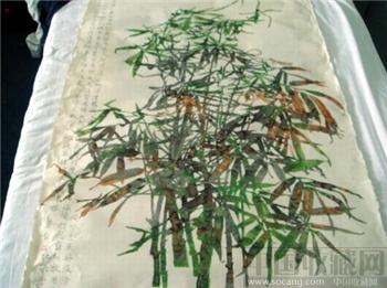 张建国（梦白）工笔竹子（18平尺）-收藏网