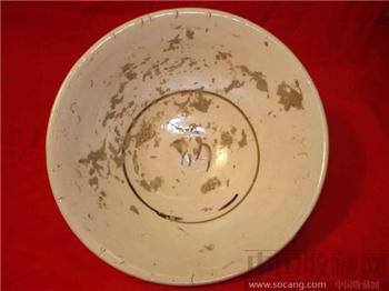 磁州窑白釉浆花碗-收藏网