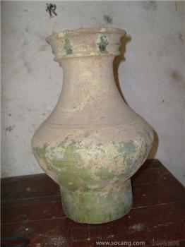 汉代绿釉罐-收藏网