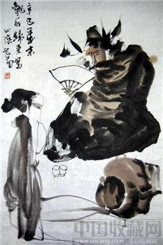中國實力派畫家-李世南水墨人物-收藏网