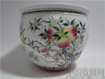 雍正九桃缸（古玩，瓷器，玉器，铜器，佛像，字画，杂项）-收藏网