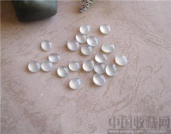 慕名珠宝： 冰种荧光蛋面一批-收藏网