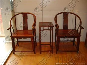 销售中式古典家具花梨木圈椅-收藏网