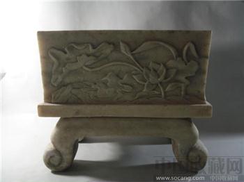 汉白玉雕香炉（古玩，瓷器，玉器，铜器，佛像，字画，杂项）-收藏网
