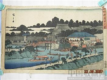 日本 安藤广重(1797-1858) 浮世绘22-34-收藏网