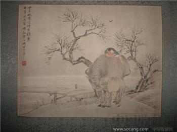 钱慧安 小放牛-收藏网