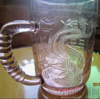 龙凤玻璃杯-收藏网