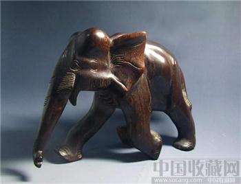 泰国红木大象-收藏网