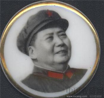 中国景德镇制  毛主席像章-收藏网