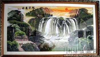 旭日东升金鑫十字绣 -收藏网