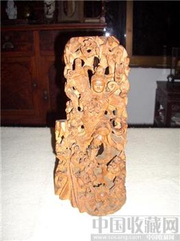 福州檀香木雕 哪吒 （六十年代）-收藏网