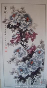 画家杨丽华,笔名杨默.