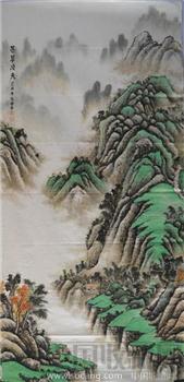 名家字画精品 国画 山水 178×86厘米 编号13 -收藏网