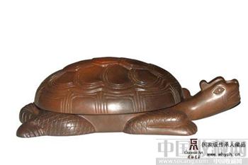 国家级传承人藏品《澄泥砚&#8226;长寿龟》-收藏网