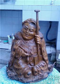 工艺美术师王永平先生：现代人物系列之——《小憩》！ -收藏网