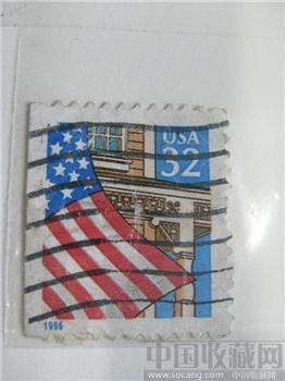 美国国旗邮票-收藏网