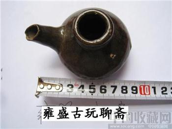 茶沫釉油灯-收藏网