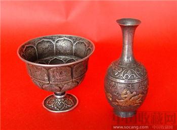 唐代银壶银杯-收藏网