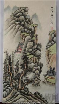 平市兄弟画廊/名家字画精品 国画 山水/123×61厘米/编号26 -收藏网