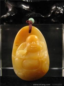 寿山石挂件※持宝弥勒※芙蓉石 -收藏网