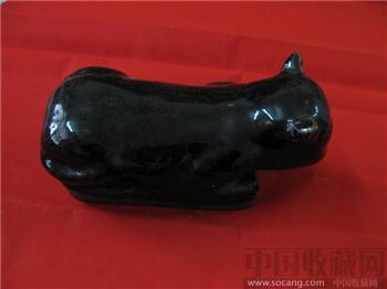 黑猫瓷枕-收藏网
