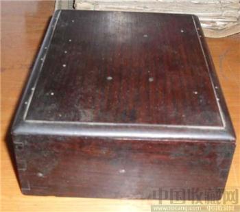 清代红木盒装端砚-收藏网
