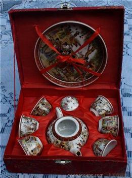 十二金钗图超薄工艺茶具一套-收藏网