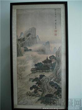 袁江----三幅山水画 -收藏网