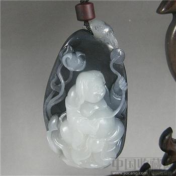  2009年中国玉器百花奖铜奖作品-刘海戏金蟾-收藏网