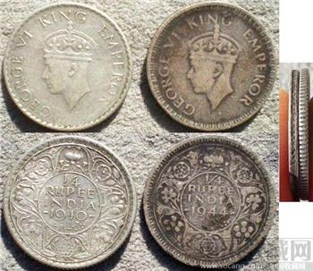 印度小银币两枚2 -收藏网