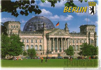 德国首都——柏林的著名景点之一：议会大厦（Reichstag）-收藏网