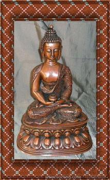 【德宝屋】宗教用品铜器摆件 纯铜释迦摩尼佛像 如来佛像 佛祖-收藏网
