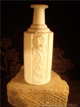 骨瓷纯白色花瓶-收藏网