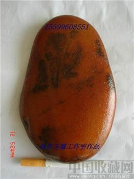 极品--和田玉沁黄玉籽料原石-收藏网
