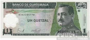 危地马拉1格查尔/塑料钞 -收藏网