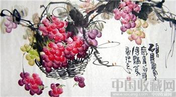 徐龙·三尺葡萄作品-收藏网