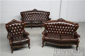 欧洲古董家具 沙发组合 2515 -收藏网