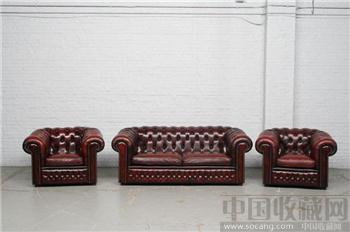 欧洲古董家具 沙发组合 3256-收藏网