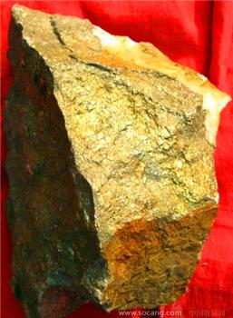 金光闪闪高含量金矿石、金矿原石、招财金、金山镇宅金摆件-收藏网